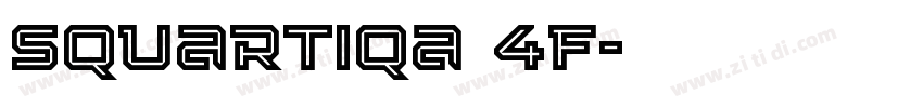 Squartiqa 4F字体转换 Squartiqa 4F字体转换